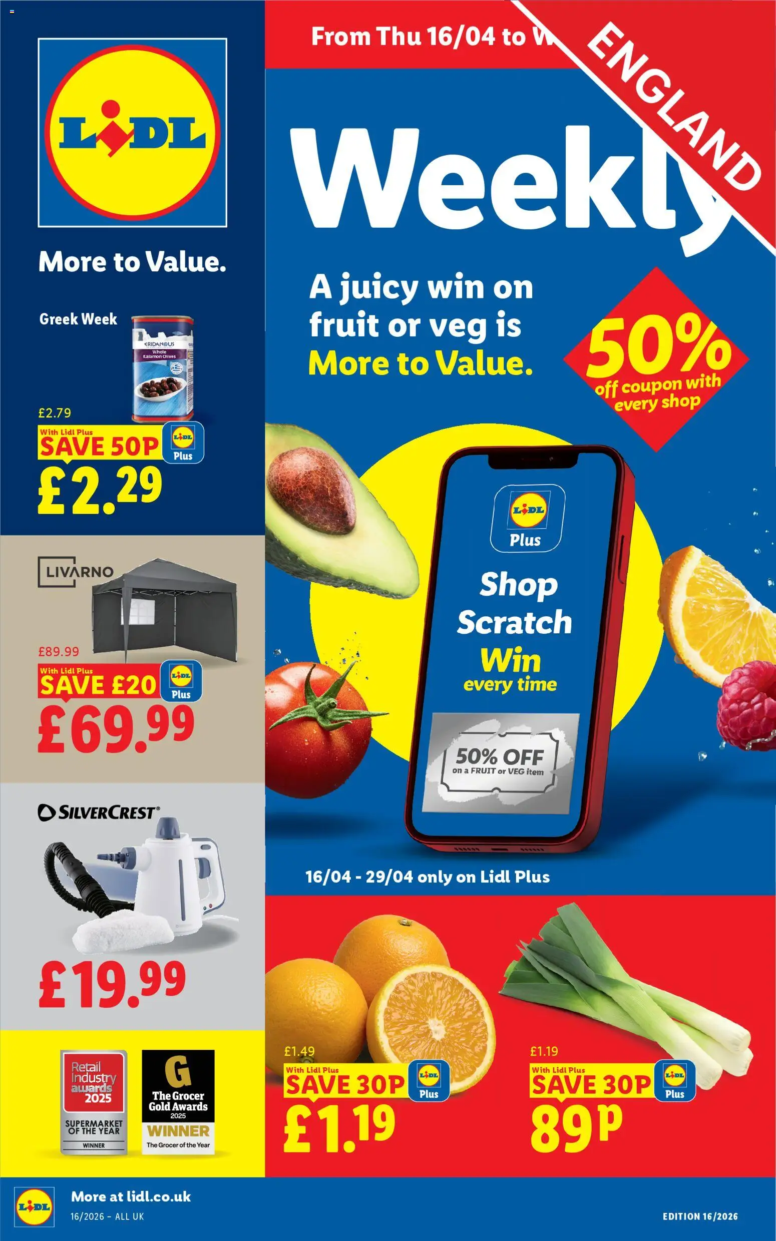 Lidl - Weekly - page 1- valid from 16/04/2026
