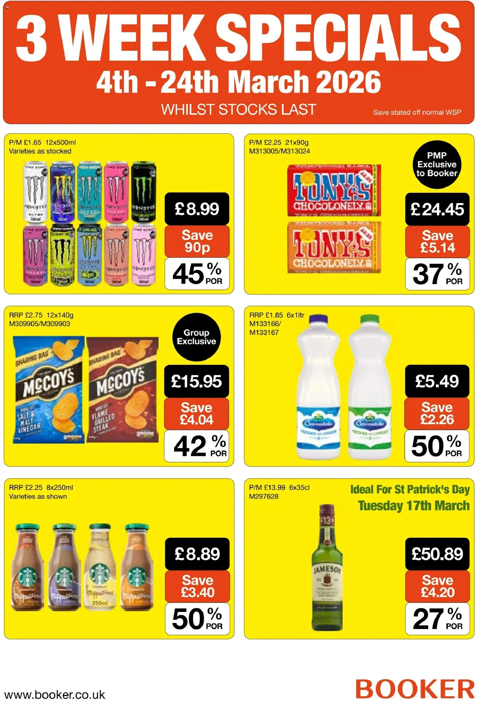 Booker Wholesale - National Promotions - page 1- valid from 04/03/2026