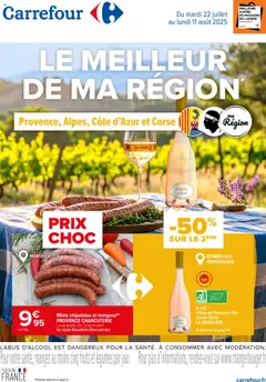 Aperçu Carrefour catalogue : Le meilleur de ma région valable à partir du 22/07/2025