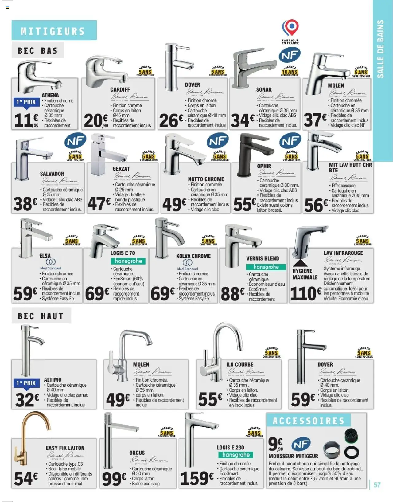 Brico E.Leclerc Guide aménagement intérieur - page 57 - valable à partir du 07/01/2025