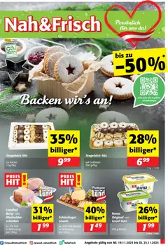 Vorschau Nah und Frisch Flugblatt gültig ab 19.11.2025