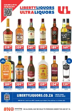 Preview Ultra Liquors Specials valid from 01/10/2025