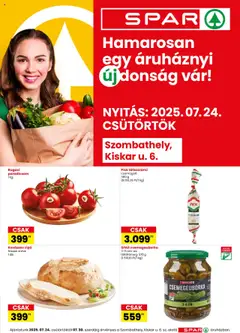 Előnézet Spar Szombathely üzlet megújulás érvényes 2025.07.24.-tól
