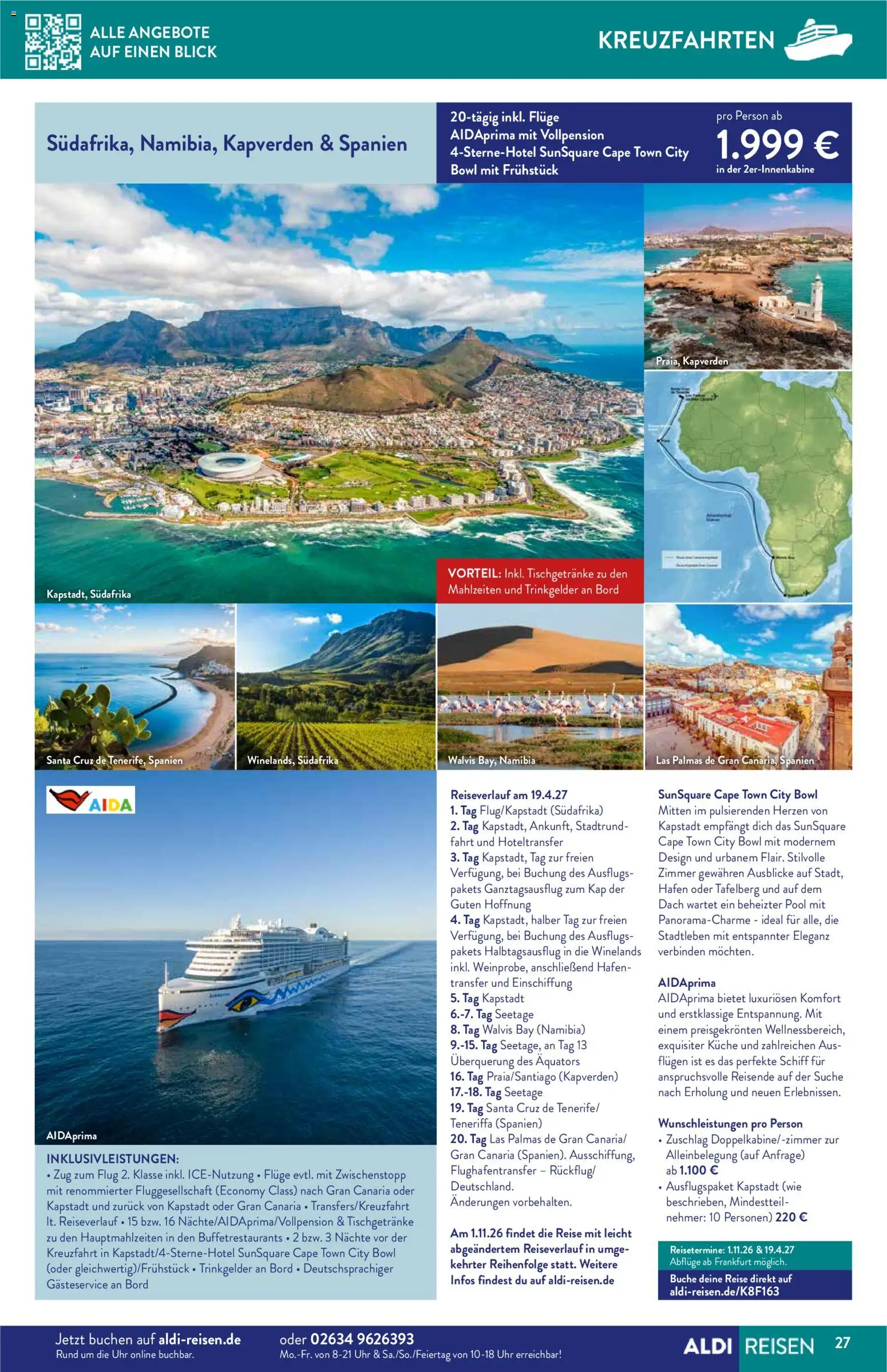 Aldi Reisen  Reisemagazin - Seite 27 - gültig ab 01.12.2025