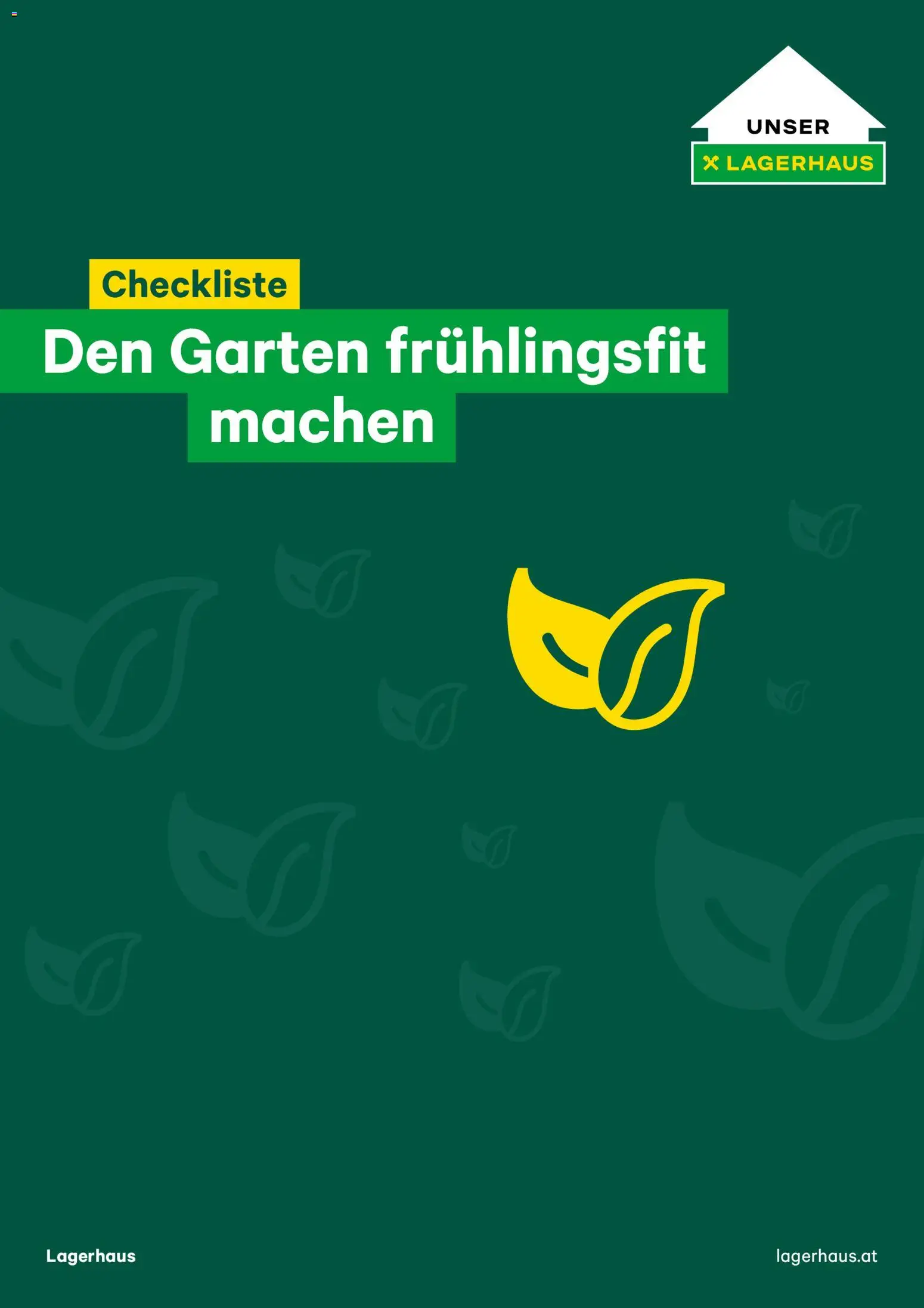 Lagerhaus  Den Garten fruehlingsfit machen - Seite 1- gültig ab 01.01.2026