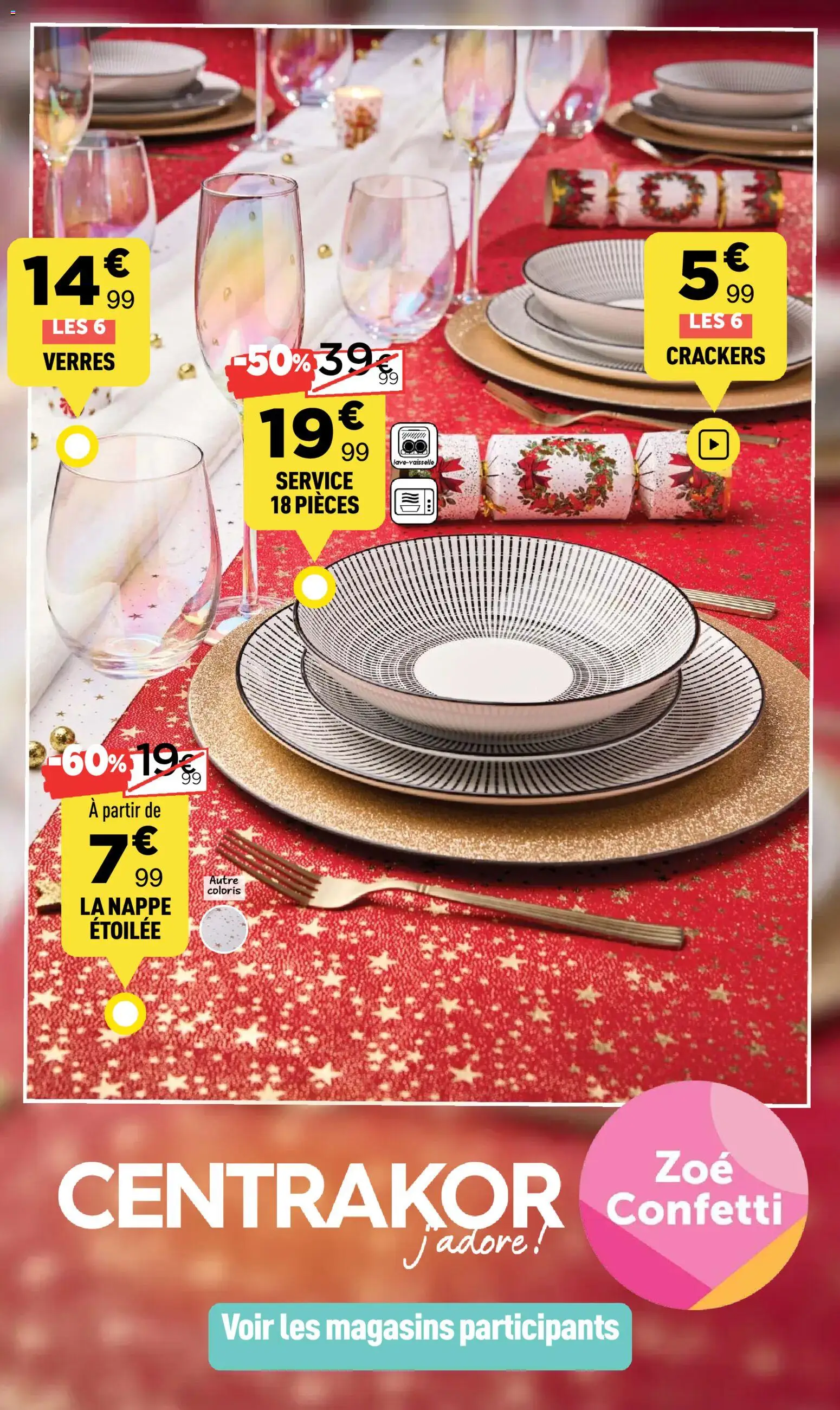 Centrakor Fêtes réussies + tables de réveillons - page 1 - valable à partir du 08/12/2025