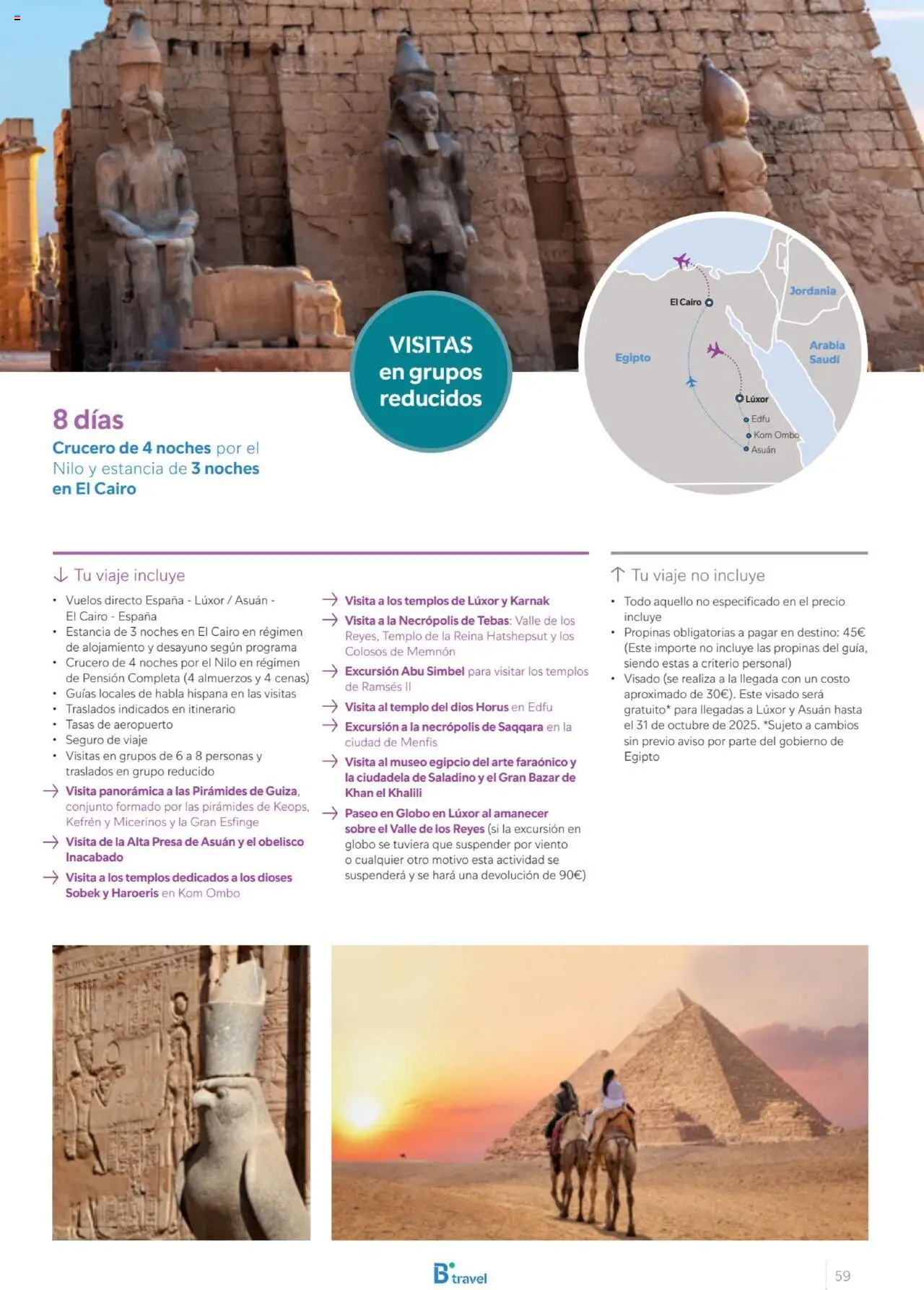 B the travel brand Egipto - Página de 59 - Válido desde 01/07/2025