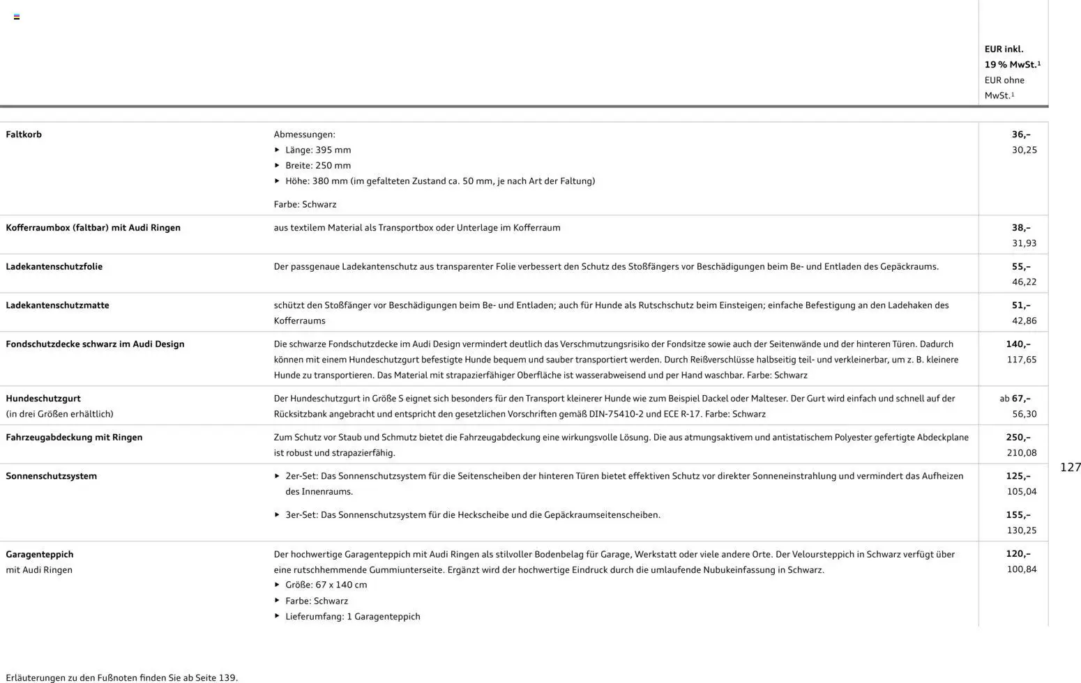 Audi Q3 - Seite 127 - gültig ab 09.01.2025