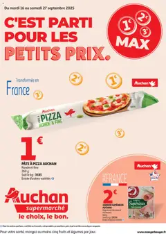 Auchan - C'est parti pour les petits prix dans votre super geldig vanaf 16/09/2025