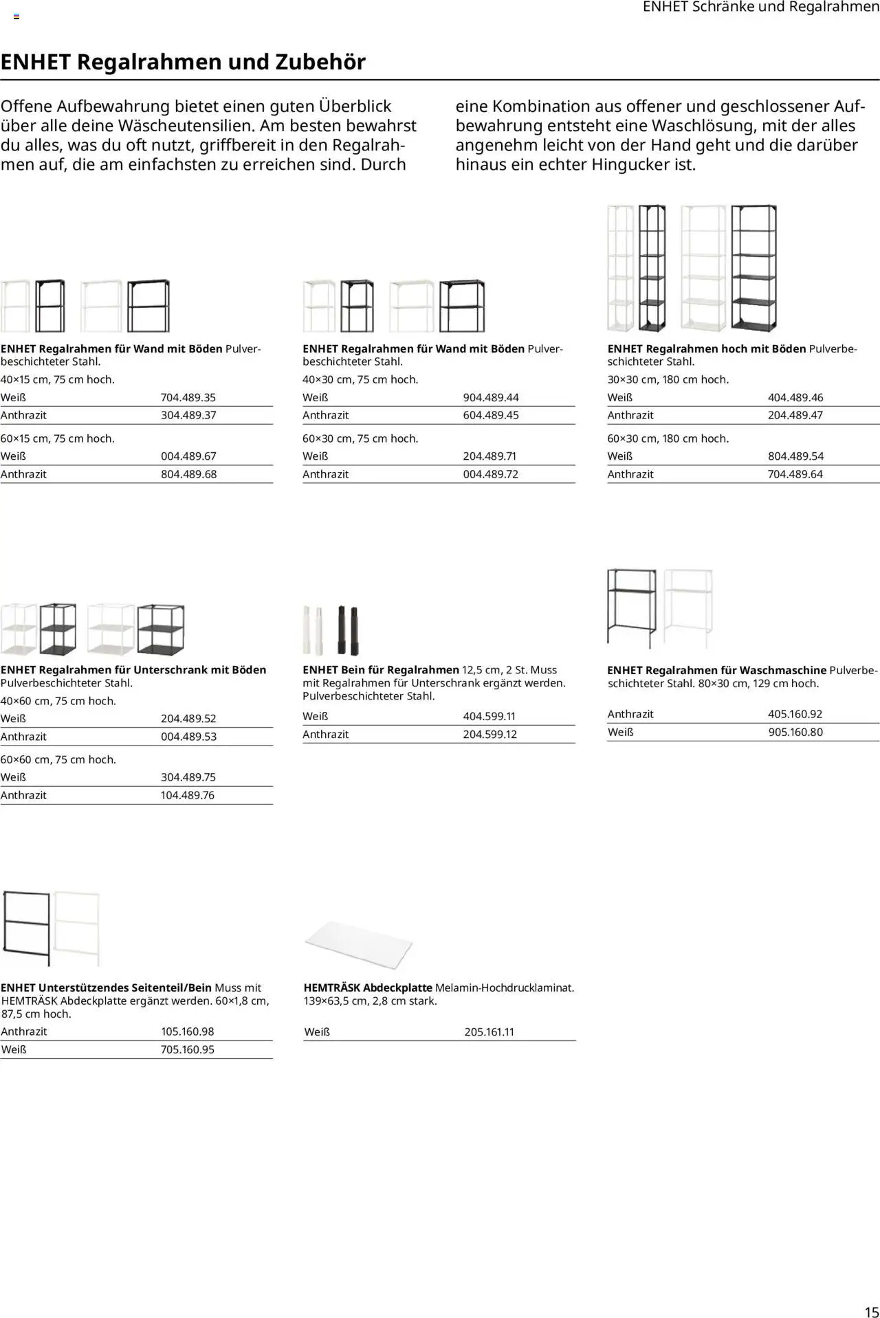 Ikea Hauswirtschaftsraum - Seite 15 - gültig ab 30.09.2025