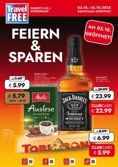 Vorschau Travel Free  Aktionsangebote gültig ab 03.10.2025