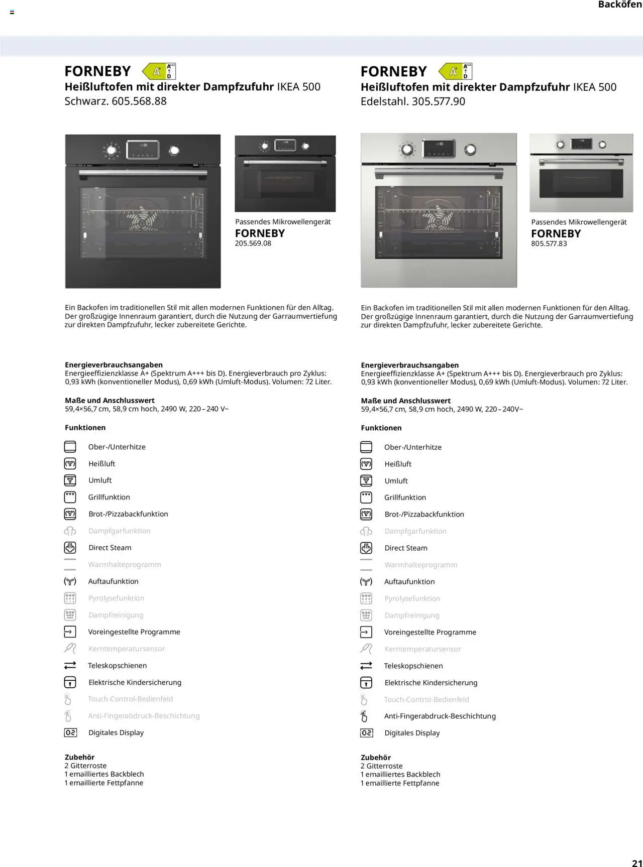 Ikea Elektrogeräte - Seite 21 - gültig ab 30.09.2025