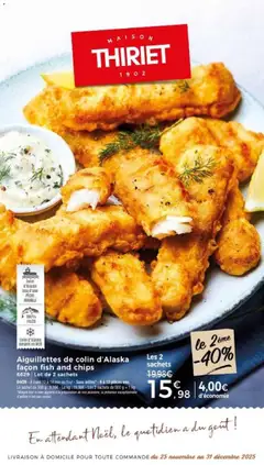 Aperçu Thiriet Catalogue livraison à domicile  valable à partir du 25/11/2025
