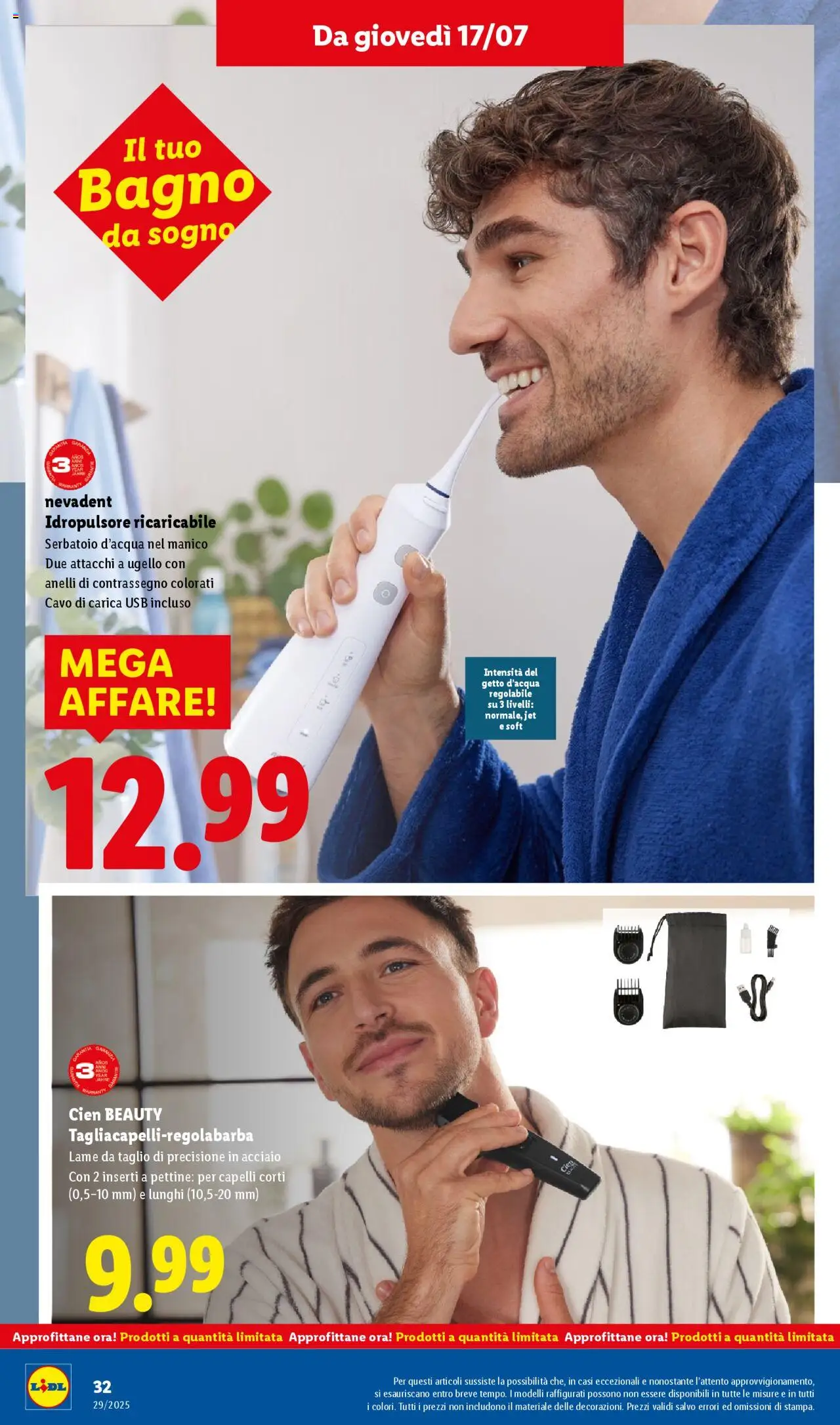 Volantino Lidl	 - pagina 38 - valido dal 14/07/2025