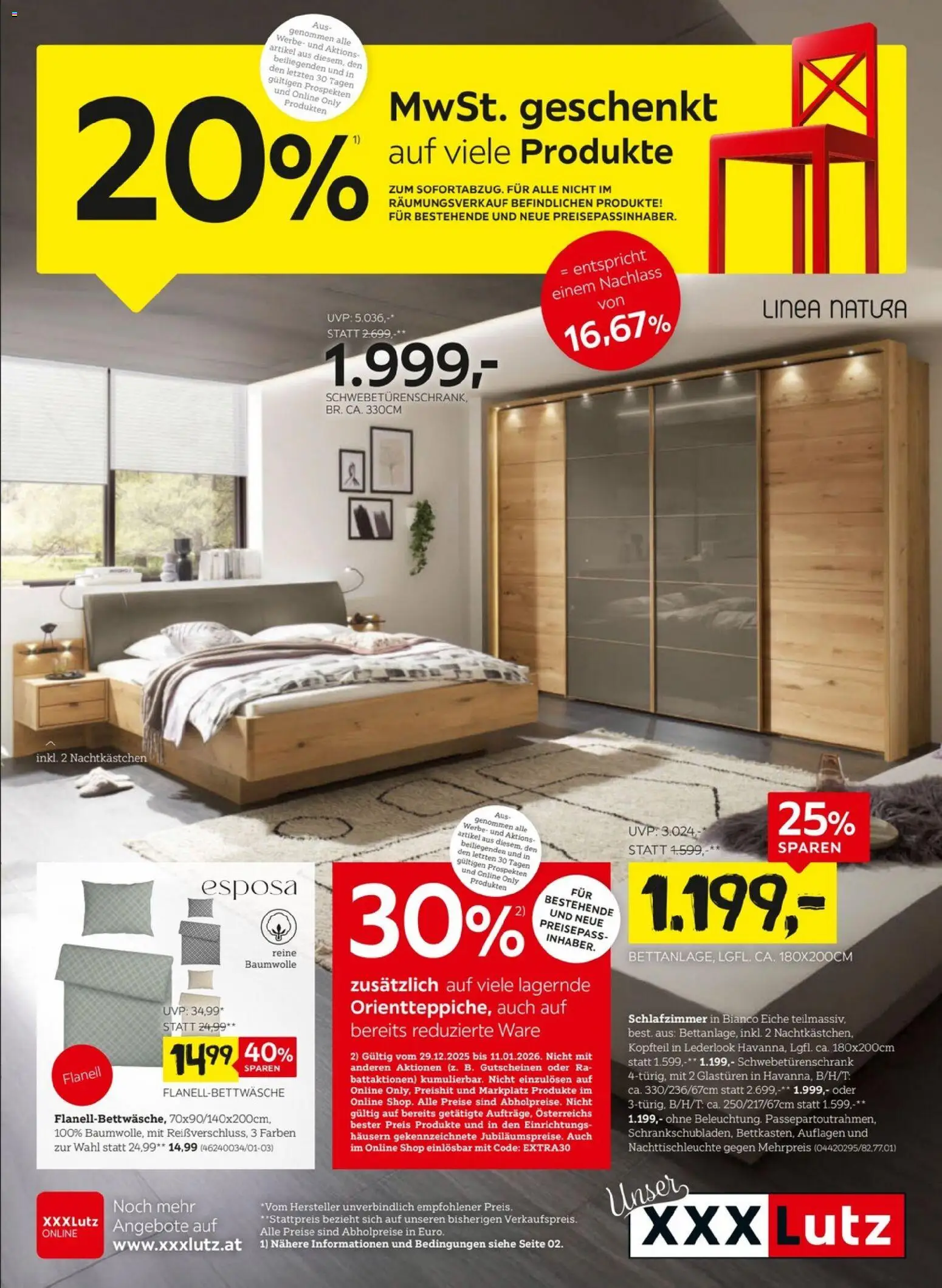 XXXLutz Schlafzimmer  - Seite 1- gültig ab 29.12.2025