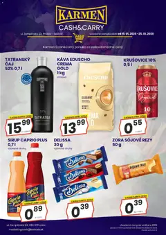 KARMEN CBA leták platný od 19.01.2026