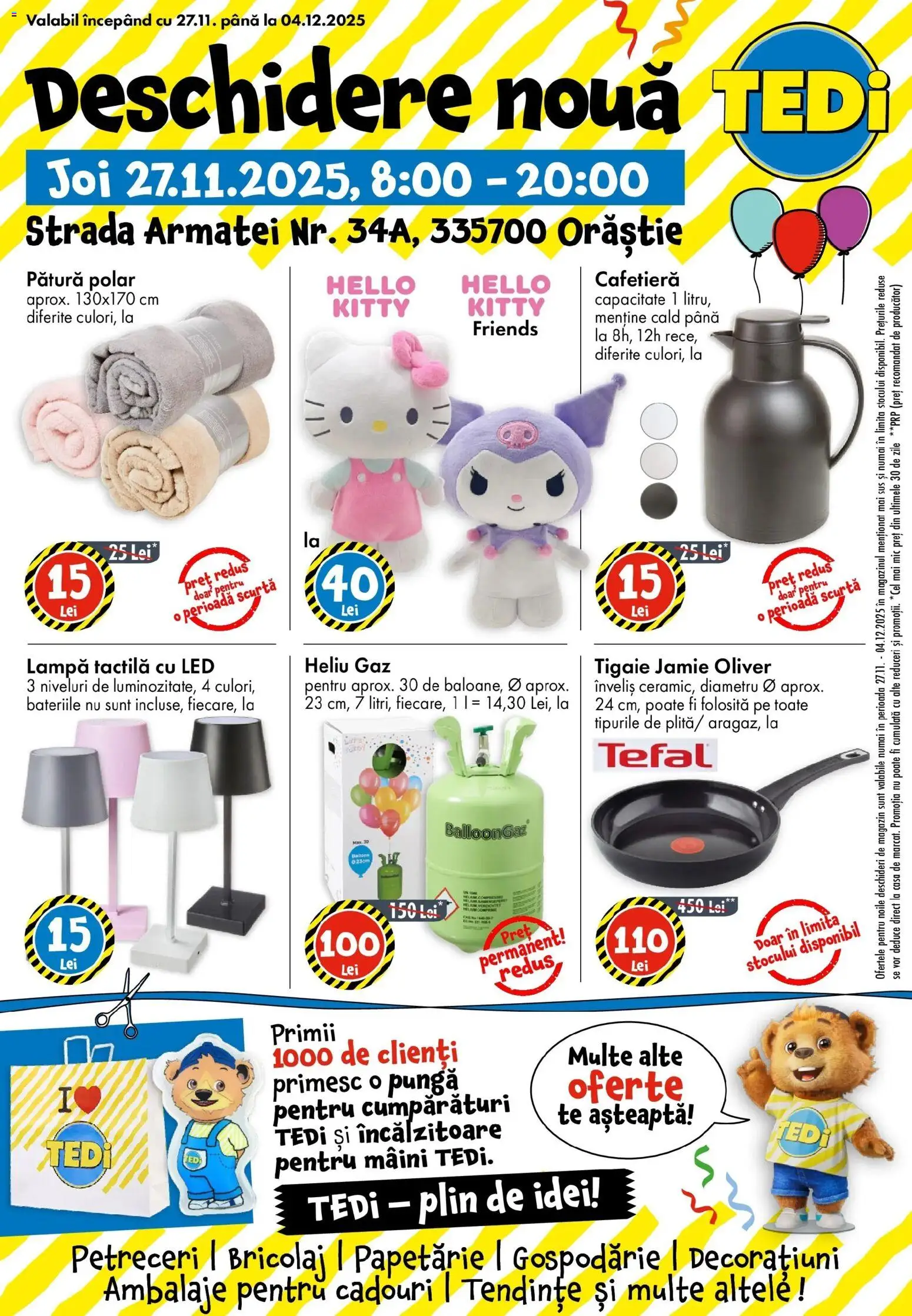 Catalog TEDi - Orastie - pagina 1- valabil de la 27.11.2025