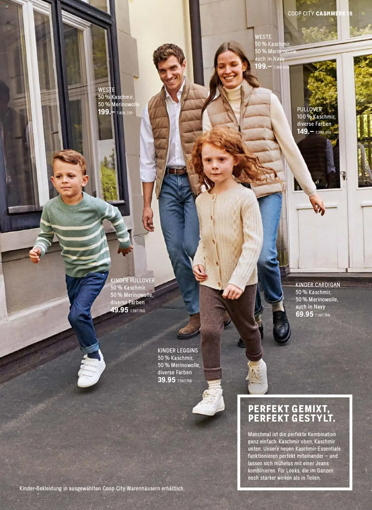 Coop City Aktionen Cashmere Kollektion - page 15- valid from 01.10.2025
