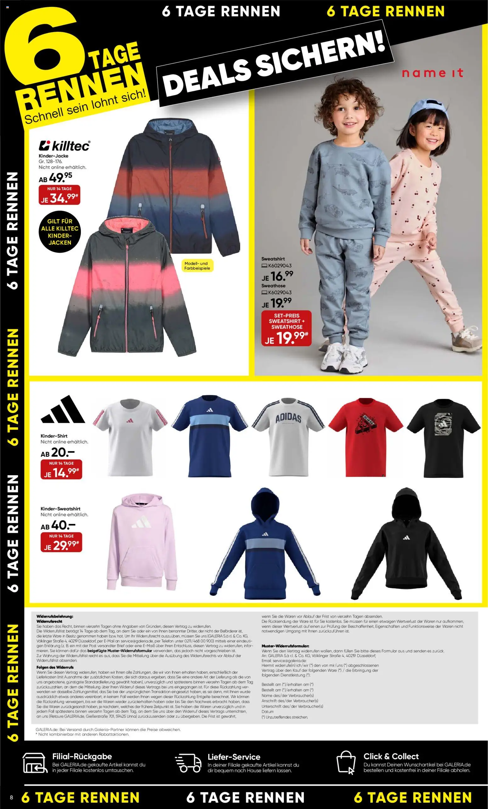 Galeria Karstadt Kaufhof Prospekt 	 - Seite 8 - gültig ab 15.04.2026