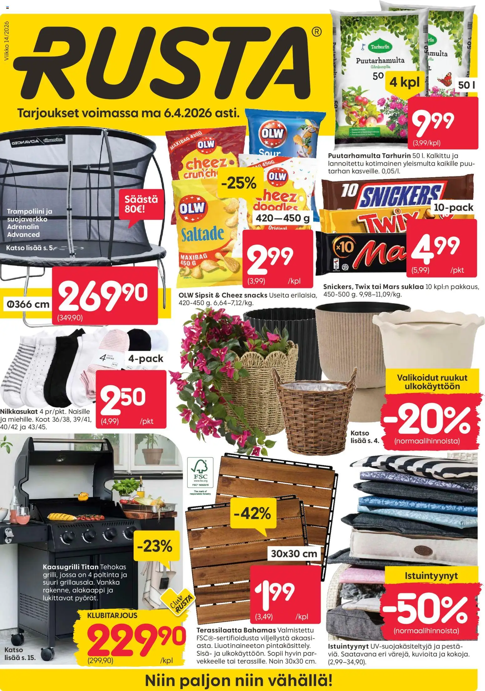 Rusta tarjoukset - sivu 1- voimassa alkaen 30/03/2026