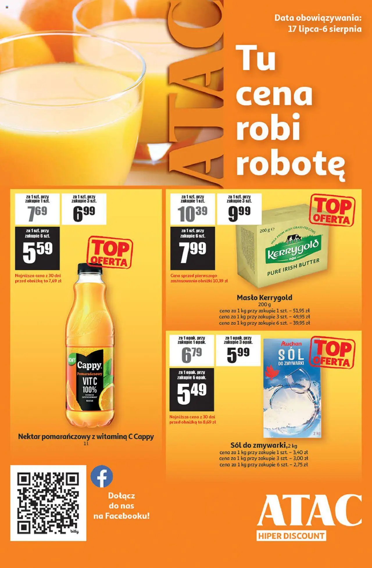 Auchan Gazetka - ATAC Hiper Discount - strona 1- ważny od 17.07.2025