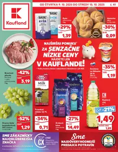 Előnézet Kaufland SK Bratislava-Devínska Nová Ves érvényes 2025.10.09.-tól