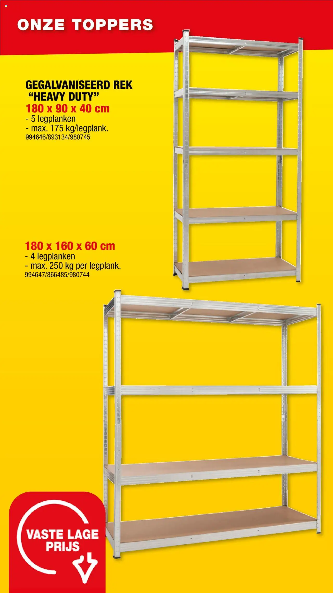 Hubo - Opberging catalogus - pagina 2- geldig vanaf 01/01/2025