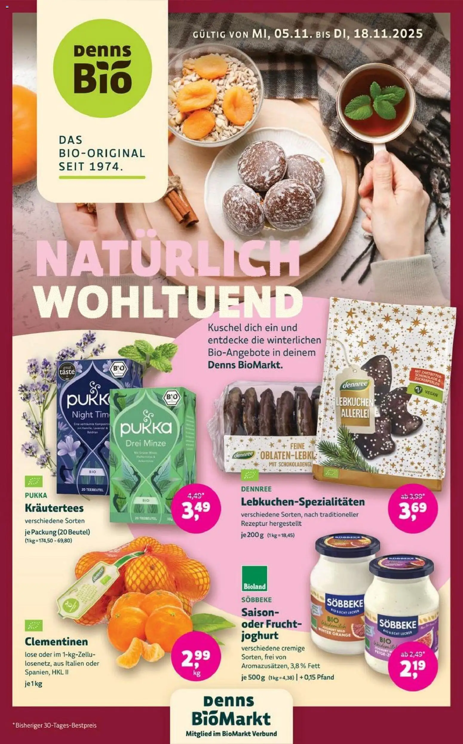 Denns BioMarkt Angebote - Seite 1 - gültig ab 05.11.2025