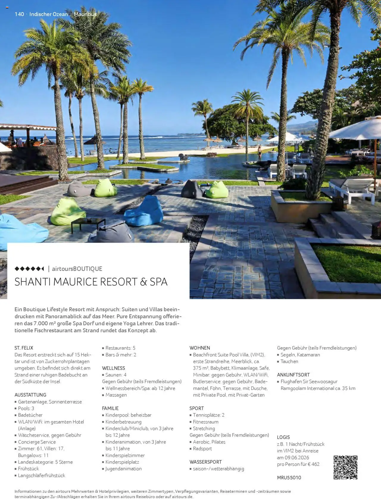 TUI airtours Katalog  Erstklassige Fernreisen 2025/26 - Seite 140 - gültig ab 01.11.2025