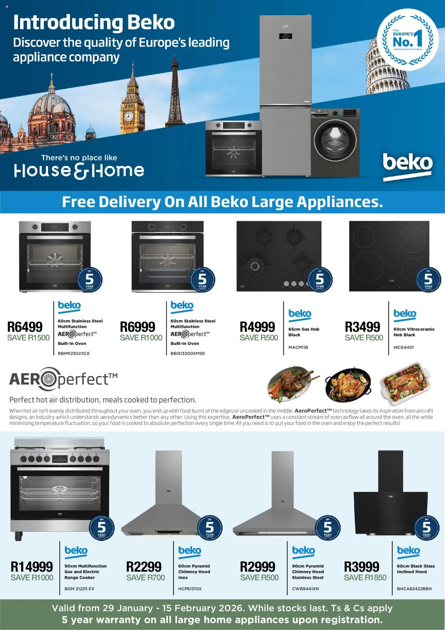 House and Home Beko Special Launch - page 1- valid from 29/01/2026