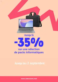 Aperçu Cdiscount catalogue valable à partir du 21/08/2025