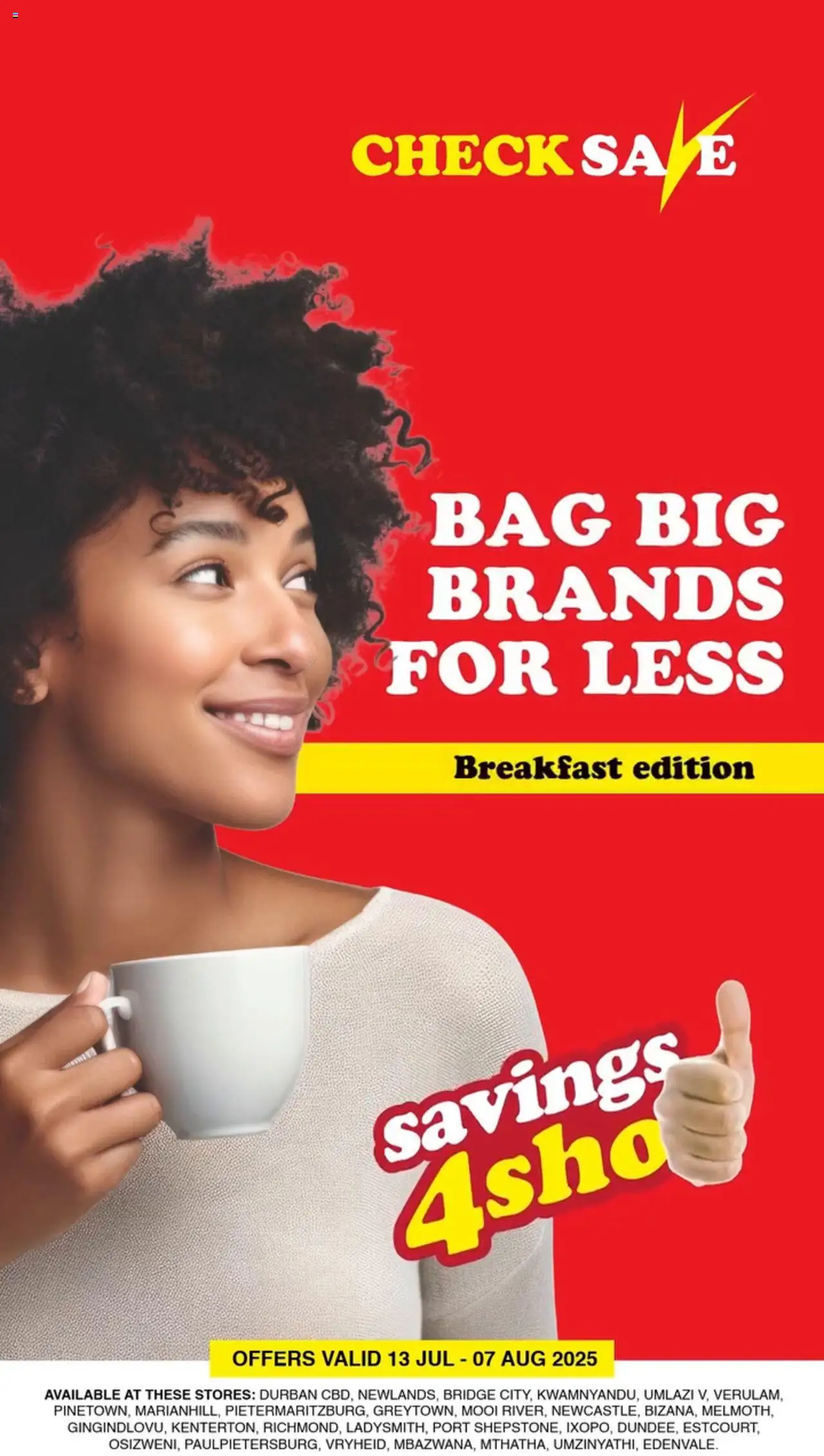 Check Save Specials - page 1- valid from 13/07/2025