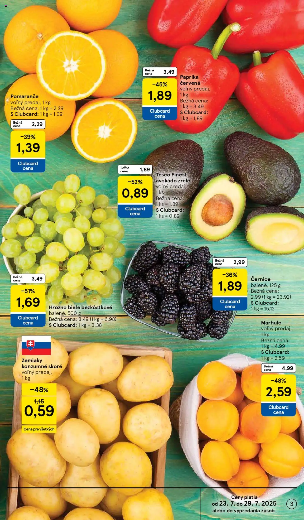 Tesco Hypermarket - leták - strana 3- platný od 23.07.2025