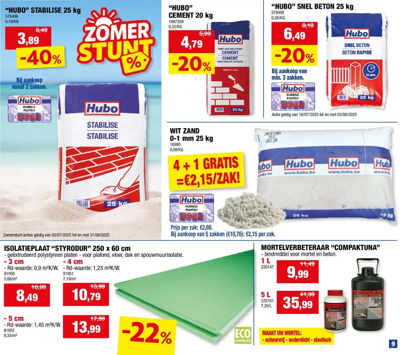 Hubo folder - pagina 9- geldig vanaf 16/07/2025