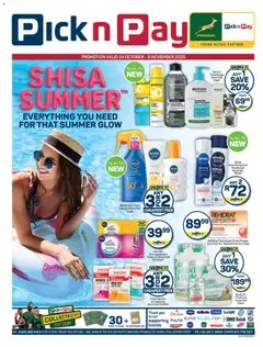 Preview Pick n Pay - Health & Beauty Specials valid from 24/10/2025