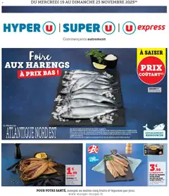 Aperçu Hyper U - Foire aux Harengs à prix bas ! valable à partir du 19/11/2025