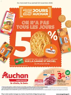 Aperçu Auchan - 25 jours auchan, faites le plein de bonne affaires dans votre super valable à partir du 12/11/2025