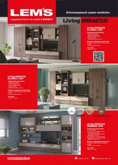 Lem’s catalog - Living și Dormitor Miracco valabil de la 20.11.2023