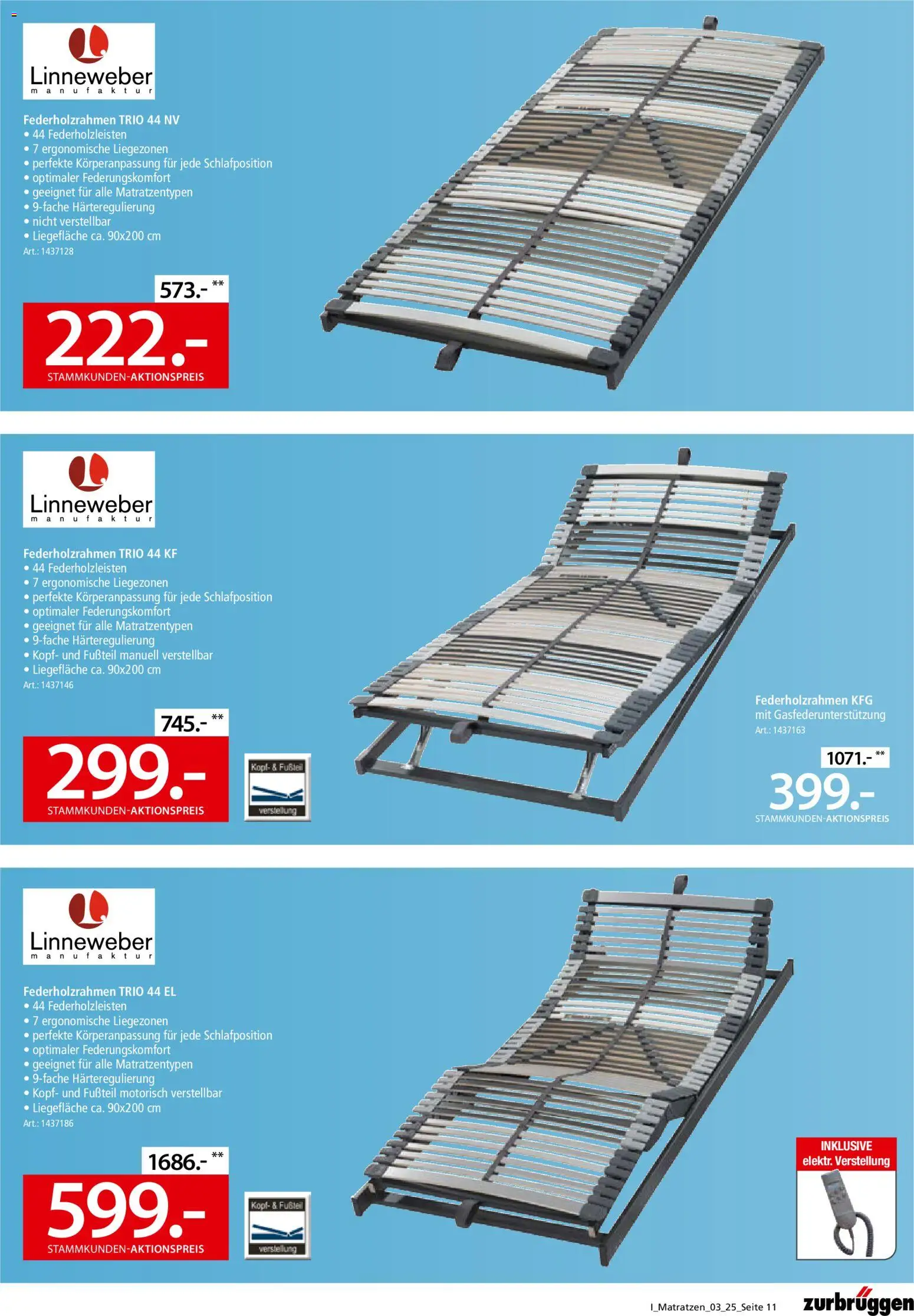 Zurbrüggen Matratzen-Spezial - Seite 11 - gültig ab 15.11.2025