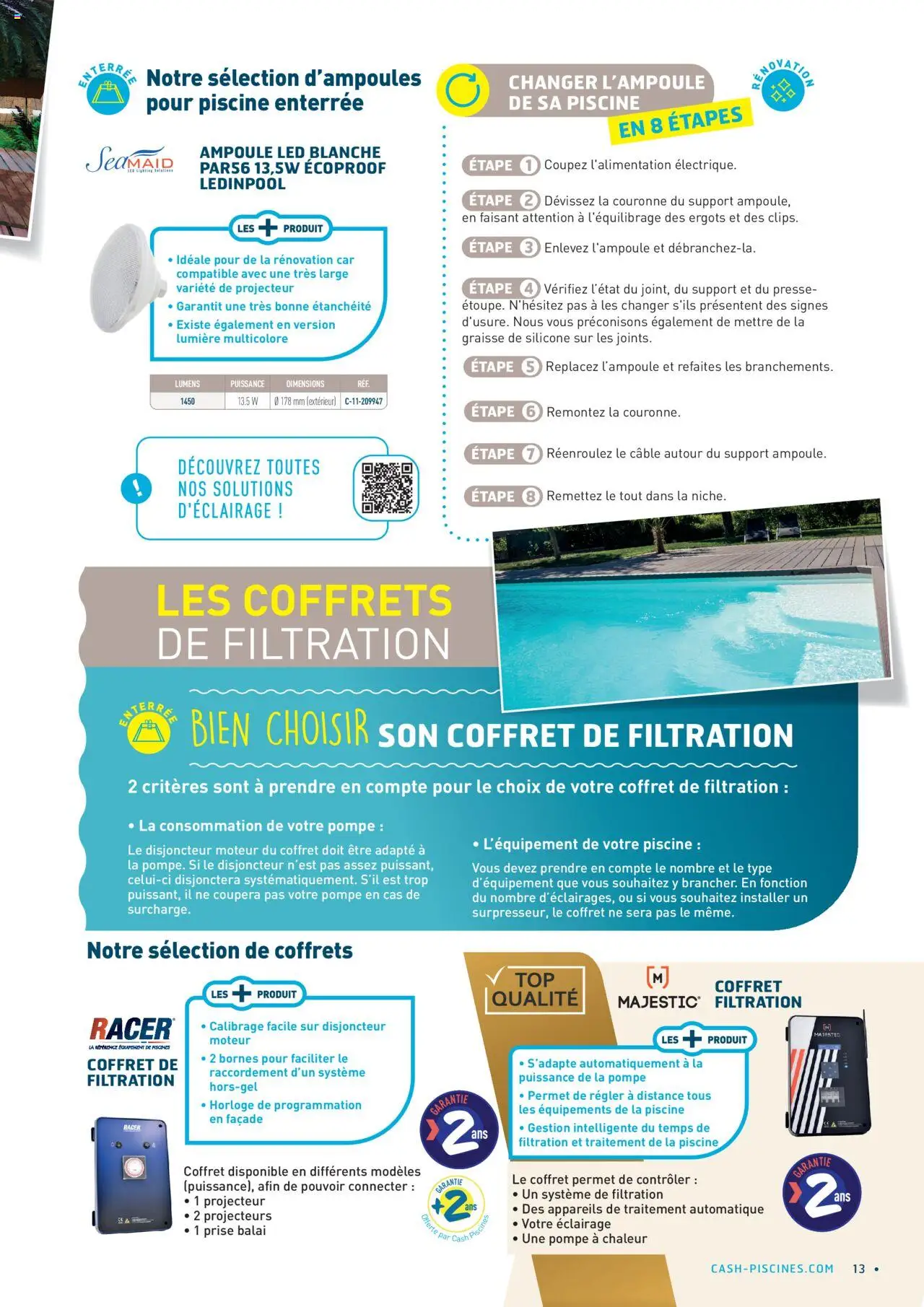 Cash Piscines Guide de l'équipement  - page 13 - valable à partir du 01/03/2024