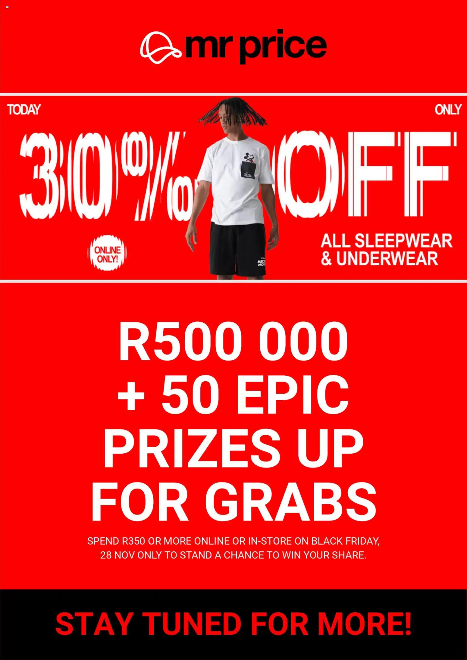 Mr Price Black Friday - page 1- valid from 24/11/2025