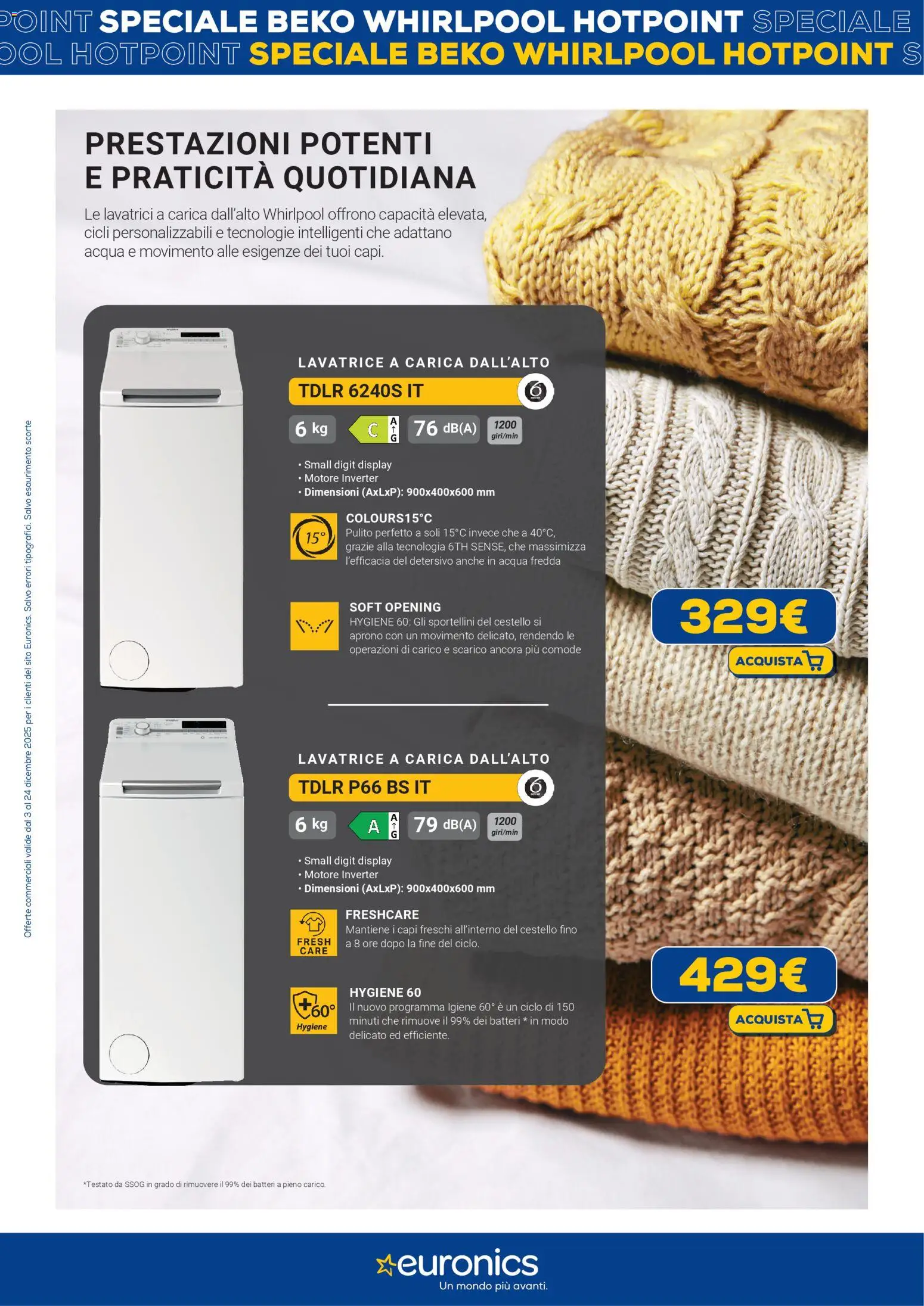 Euronics Beko, Whirlpool, Hotpoint catalogo - pagina 4 - valido dal 03/12/2025