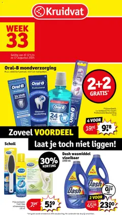 Kruidvat folder week 33 geldig vanaf 12/08/2025