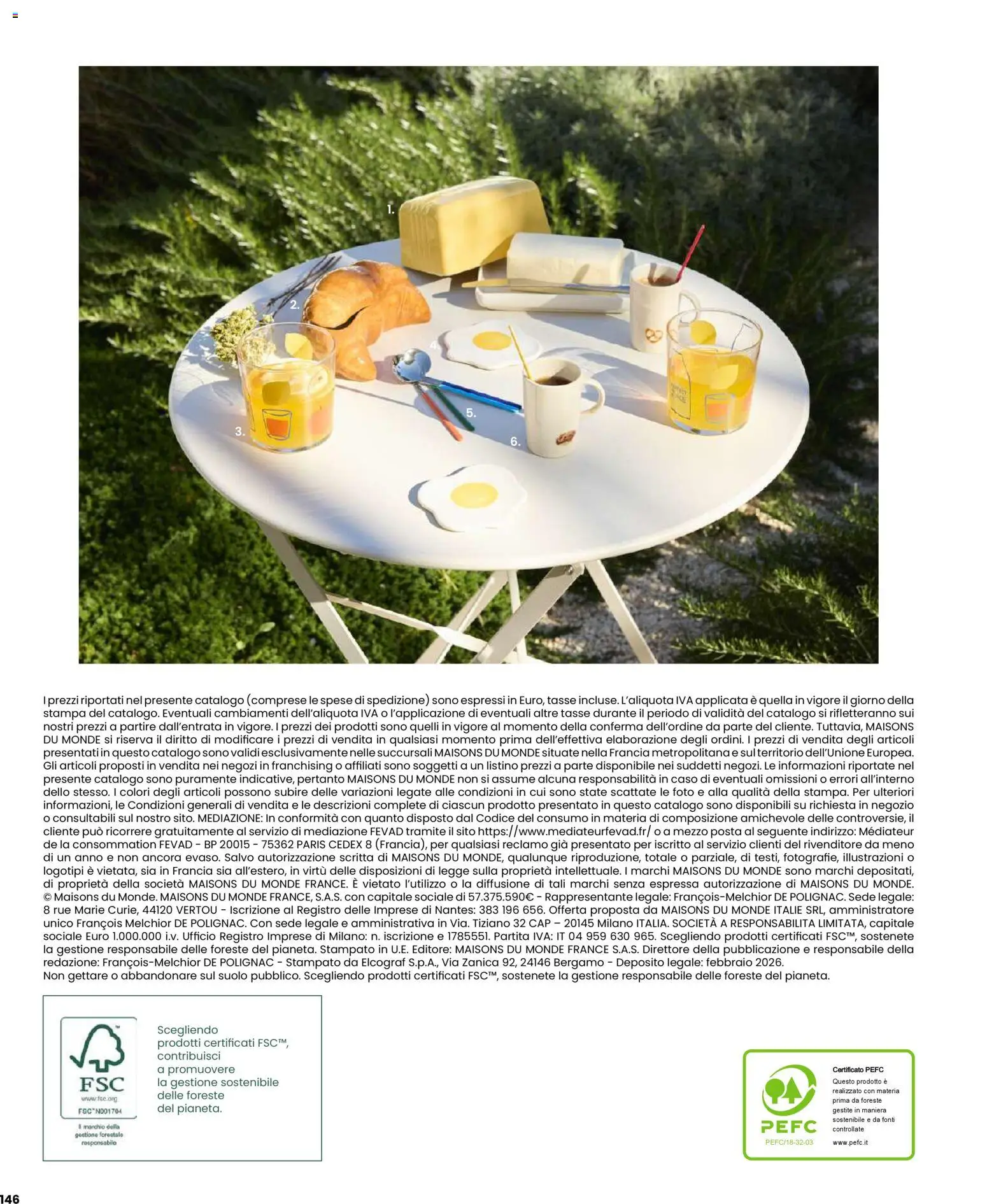 Volantino Maisons du Monde	 - pagina 146 - valido dal 12/02/2026