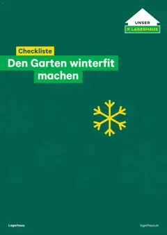 Vorschau Lagerhaus Den Garten winterfit machen gültig ab 20.10.2025