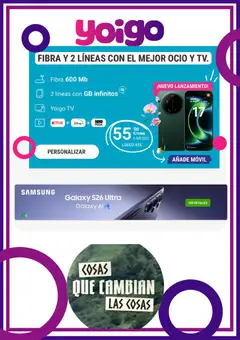 Vista previa del folleto Yoigo ofertas válido desde 15/03/2026