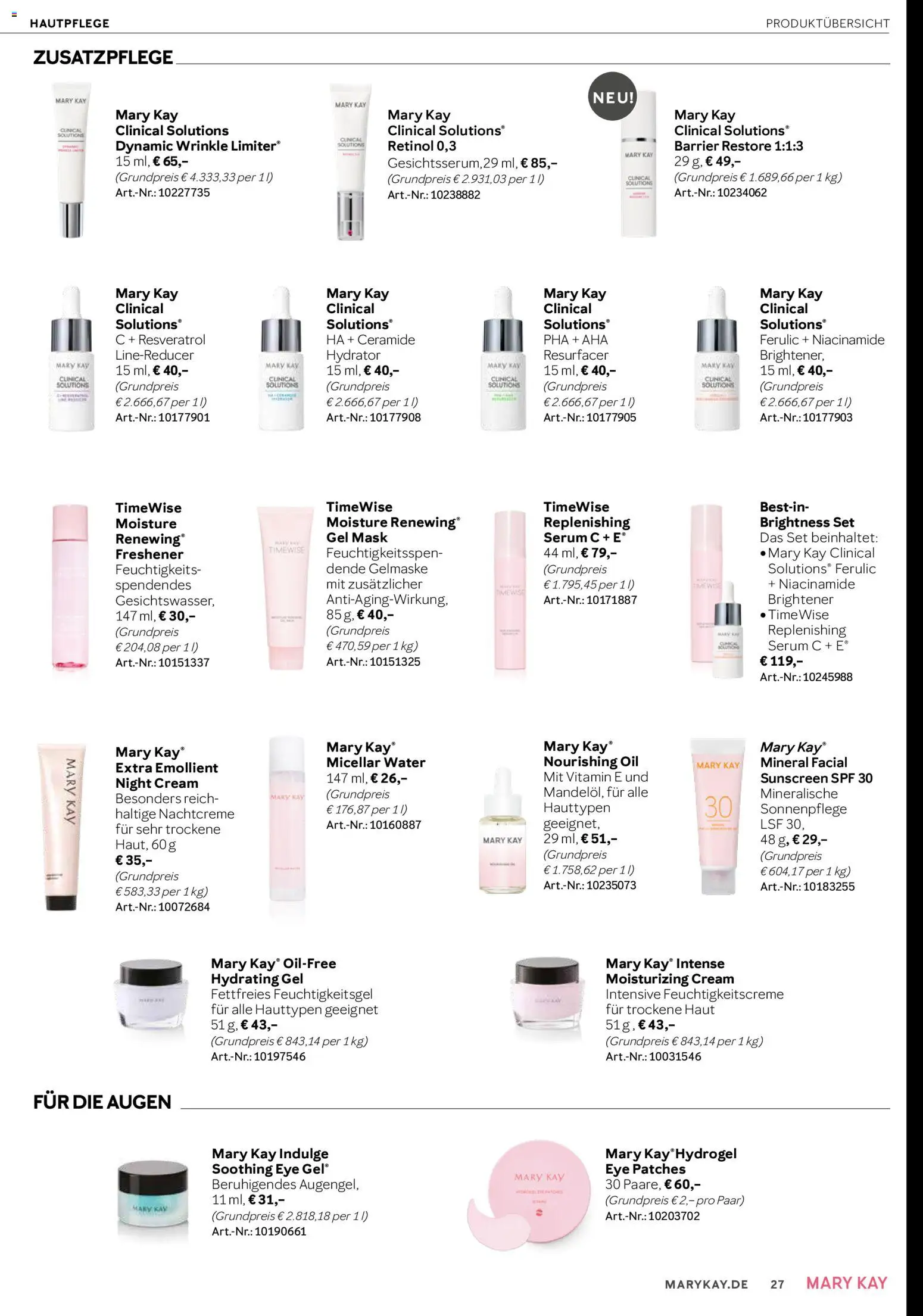 Mary Kay Katalog - Seite 27 - gültig ab 15.01.2026