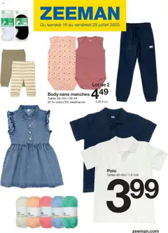 Aperçu Zeeman catalogue Été valable à partir du 19/07/2025