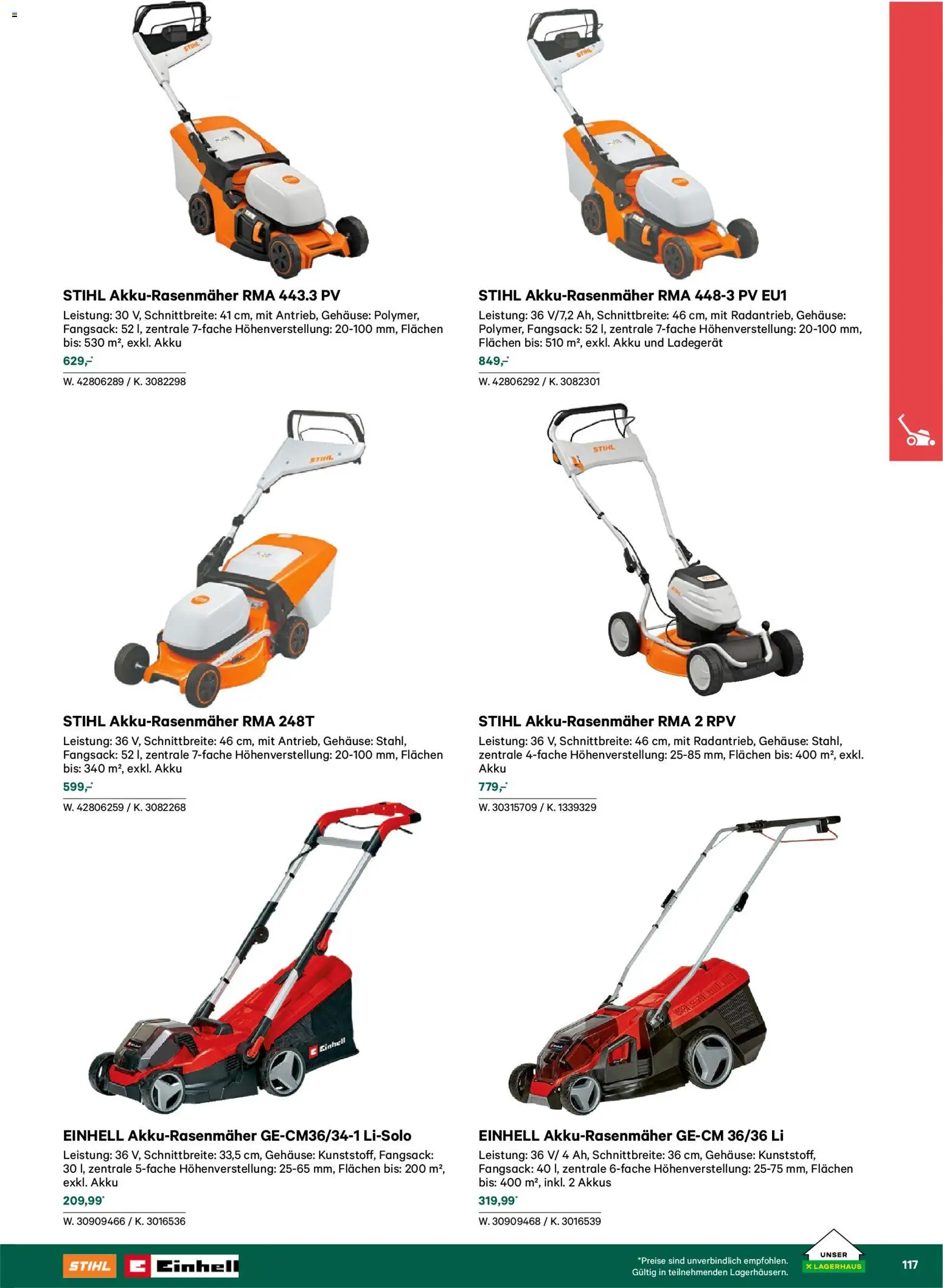 Lagerhaus  Garten und Freizeit Katalog 2026 - page 117- valid from 22.02.2026