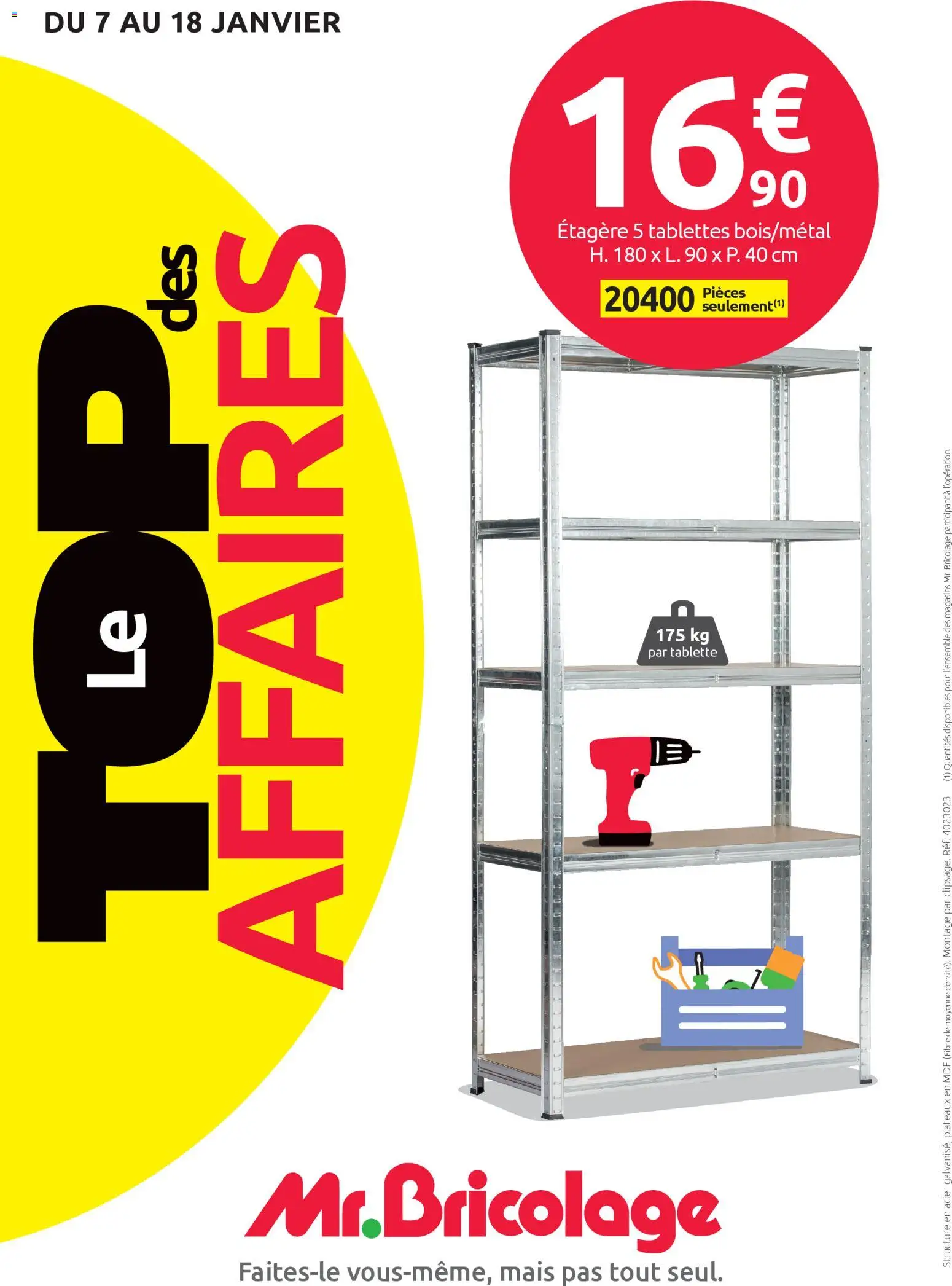 Mr. Bricolage catalogue - page 1 - valable à partir du 07/01/2026